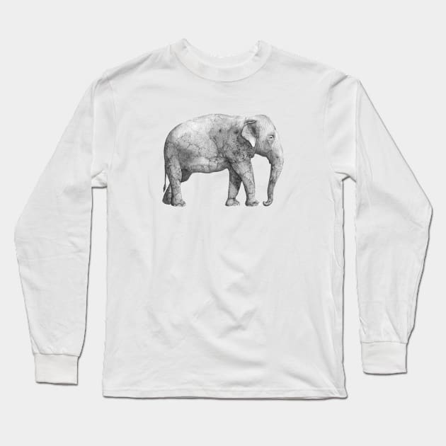 Cute elephant Long Sleeve T-Shirt by PallKris